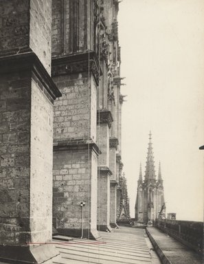 <em>"St. Ouen, Rouen, France, n.d."</em>. Bw photographic print 5x7in, 5 x 7 in. Brooklyn Museum, Goodyear. (Photo: Brooklyn Museum, S03i1255v01.jpg