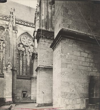 <em>"St. Ouen, Rouen, France, n.d."</em>. Bw photographic print 5x7in, 5 x 7 in. Brooklyn Museum, Goodyear. (Photo: Brooklyn Museum, S03i1260v01.jpg