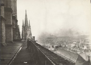 <em>"St. Ouen, Rouen, France, n.d."</em>. Bw photographic print 5x7in, 5 x 7 in. Brooklyn Museum, Goodyear. (Photo: Brooklyn Museum, S03i1263v01.jpg