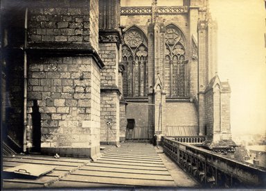 <em>"St. Ouen, Rouen, France, n.d."</em>. Bw photographic print 5x7in, 5 x 7 in. Brooklyn Museum, Goodyear. (Photo: Brooklyn Museum, S03i1264v01a.jpg