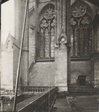 <em>"St. Ouen, Rouen, France, n.d."</em>. Bw photographic print 5x7in, 5 x 7 in. Brooklyn Museum, Goodyear. (Photo: Brooklyn Museum, S03i1266v01.jpg