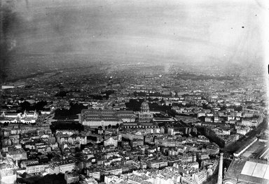 <em>"Paris Exposition: aerial view, Paris, France, 1900"</em>, 1900. Glass negative 5x7in, 5 x 7 in. Brooklyn Museum, Goodyear. (Photo: Brooklyn Museum, S03i1311n01a.jpg