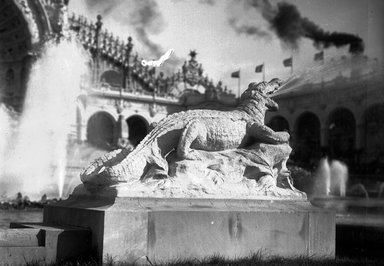 <em>"Paris Exposition: Champ de Mars and Chateau of Water, Paris, France, 1900"</em>, 1900. Glass negative 5x7in, 5 x 7 in. Brooklyn Museum, Goodyear. (Photo: Brooklyn Museum, S03i1330n01a.jpg