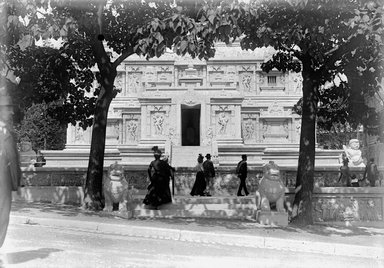 <em>"Paris Exposition: Dutch East Indies Pavilion, Paris, France, 1900"</em>, 1900. Glass negative 5x7in, 5 x 7 in. Brooklyn Museum, Goodyear. (Photo: Brooklyn Museum, S03i1338n01a.jpg