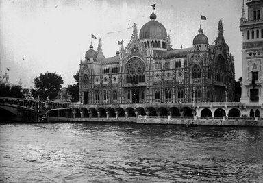 <em>"Paris Exposition: Italian Pavilion, Paris, France, 1900"</em>, 1900. Glass negative 5x7in, 5 x 7 in. Brooklyn Museum, Goodyear. (Photo: Brooklyn Museum, S03i1384n01a.jpg