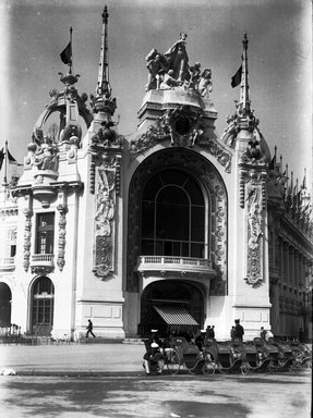 <em>"Paris Exposition: Palace of Decorative Arts, Paris, France, 1900"</em>, 1900. Glass negative 5x7in, 5 x 7 in. Brooklyn Museum, Goodyear. (Photo: Brooklyn Museum, S03i1393n01a.jpg