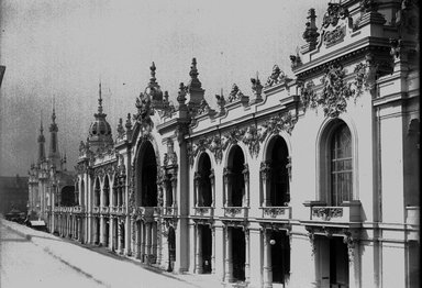 <em>"Paris Exposition: Palace of Decorative Arts, Paris, France, 1900"</em>, 1900. Glass negative 5x7in, 5 x 7 in. Brooklyn Museum, Goodyear. (Photo: Brooklyn Museum, S03i1399n01a.jpg