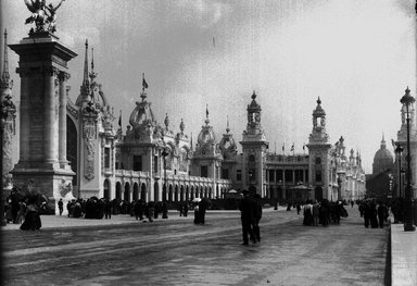 <em>"Paris Exposition: Palace of Decorative Arts, Paris, France, 1900"</em>, 1900. Glass negative 5x7in, 5 x 7 in. Brooklyn Museum, Goodyear. (Photo: Brooklyn Museum, S03i1414n01a.jpg