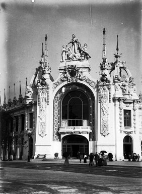 <em>"Paris Exposition: Palace of Decorative Arts, Paris, France, 1900"</em>, 1900. Glass negative 5x7in, 5 x 7 in. Brooklyn Museum, Goodyear. (Photo: Brooklyn Museum, S03i1415n01a.jpg