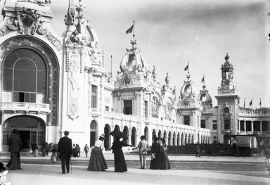 <em>"Paris Exposition: Palace of Decorative Arts, Paris, France, 1900"</em>, 1900. Glass negative 5x7in, 5 x 7 in. Brooklyn Museum, Goodyear. (Photo: Brooklyn Museum, S03i1416n01.jpg