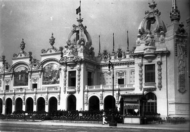 <em>"Paris Exposition: Palace of Decorative Arts, Paris, France, 1900"</em>, 1900. Glass negative 5x7in, 5 x 7 in. Brooklyn Museum, Goodyear. (Photo: Brooklyn Museum, S03i1419n01a.jpg