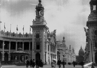 <em>"Paris Exposition: Palace of Decorative Arts, Paris, France, 1900"</em>, 1900. Glass negative 5x7in, 5 x 7 in. Brooklyn Museum, Goodyear. (Photo: Brooklyn Museum, S03i1421n01a.jpg