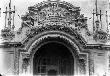 <em>"Paris Exposition: Palace of Decorative Arts, Paris, France, 1900"</em>, 1900. Glass negative 5x7in, 5 x 7 in. Brooklyn Museum, Goodyear. (Photo: Brooklyn Museum, S03i1424n01a.jpg