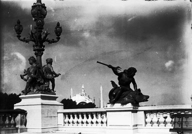 <em>"Paris Exposition: Pont Alexandre III, Paris, France, 1900"</em>, 1900. Glass negative 5x7in, 5 x 7 in. Brooklyn Museum, Goodyear. (Photo: Brooklyn Museum, S03i1458n01a.jpg