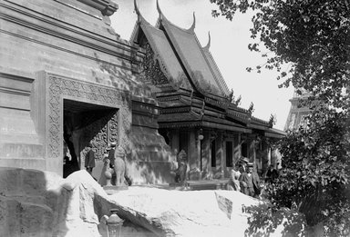 <em>"Paris Exposition: Siamese Pavilion, Paris, France, 1900"</em>, 1900. Glass negative 5x7in, 5 x 7 in. Brooklyn Museum, Goodyear. (Photo: Brooklyn Museum, S03i1465n01a.jpg