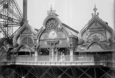 <em>"Paris Exposition: exterior view, Paris, France, 1900"</em>, 1900. Glass negative 5x7in, 5 x 7 in. Brooklyn Museum, Goodyear. (Photo: Brooklyn Museum, S03i1491n01a.jpg