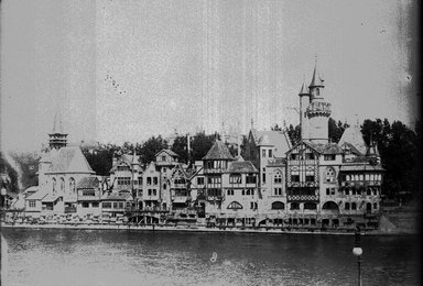 <em>"Paris Exposition: Vieux Paris (Old Paris), Paris, France, 1900"</em>, 1900. Glass negative 5x7in, 5 x 7 in. Brooklyn Museum, Goodyear. (Photo: Brooklyn Museum, S03i1495n01a.jpg