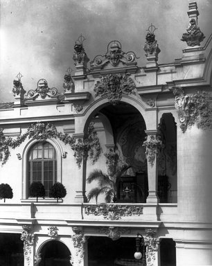 <em>"Paris Exposition: Austria-Hungary Pavilion, Paris, France, 1900"</em>, 1900. Bw copy print 8x10in, 8 x 10 in. Brooklyn Museum, Goodyear. (Photo: Brooklyn Museum, S03i1501c01a.jpg