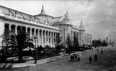 <em>"Paris Exposition: Grand Palais, Paris, France, 1900"</em>, 1900. Glass negative 3.25x4.25in, 3.25 x 4.25 in. Brooklyn Museum, Goodyear. (Photo: Brooklyn Museum, S03i1516n01a.jpg