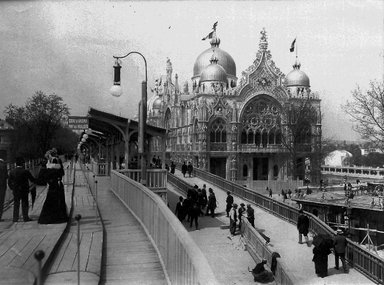 <em>"Paris Exposition: Italian Pavilion, Paris, France, 1900"</em>, 1900. Glass negative 3.25x4.25in, 3.25 x 4.25 in. Brooklyn Museum, Goodyear. (Photo: Brooklyn Museum, S03i1523n01a.jpg
