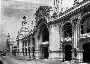 <em>"Paris Exposition: Palace of Decorative Arts, Paris, France, 1900"</em>, 1900. Glass negative 3.25x4.25in, 3.25 x 4.25 in. Brooklyn Museum, Goodyear. (Photo: Brooklyn Museum, S03i1531n01a.jpg