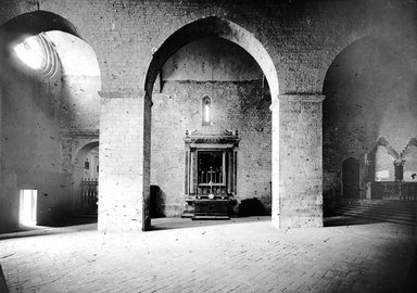 <em>"S. Pietro, Assisi, Italy, 1895"</em>, 1895. Lantern slide 3.25x4in, 3.25 x 4 in. Brooklyn Museum, Goodyear. (Photo: Brooklyn Museum, S03i1574l01.jpg