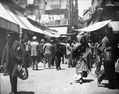 <em>"Italy, 1895"</em>, 1895. Lantern slide 3.25x4in, 3.25 x 4 in. Brooklyn Museum, Goodyear. (Photo: Brooklyn Museum, S03i1615l01.jpg