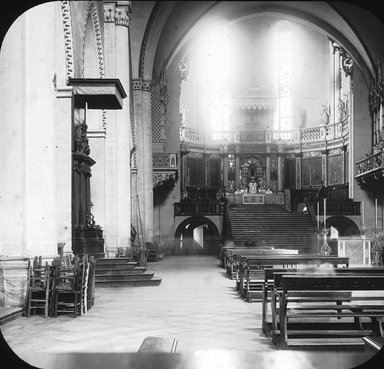 <em>"Cathedral, Vicenza, Italy, 1901"</em>, 1901. Lantern slide 3.25x4in, 3.25 x 4 in. Brooklyn Museum, Goodyear. (Photo: Brooklyn Museum, S03i1631l01.jpg