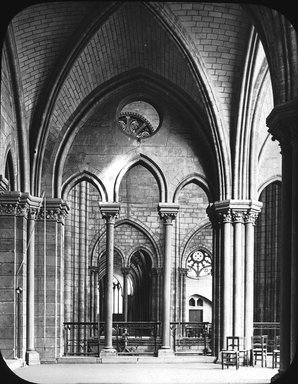 <em>"Notre Dame, Paris, France, 1903"</em>, 1903. Lantern slide 3.25x4in, 3.25 x 4 in. Brooklyn Museum, Goodyear. (Photo: Brooklyn Museum, S03i1642l01.jpg