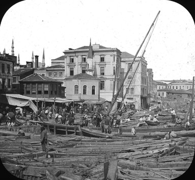 <em>"Golden Horn, Istanbul, Turkey, 1903"</em>, 1903. Lantern slide 3.25x4in, 3.25 x 4 in. Brooklyn Museum, Goodyear. (Photo: Brooklyn Museum, S03i1680l01.jpg