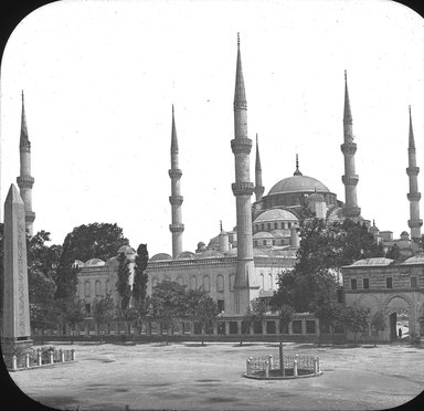 <em>"Mosque of Ahmed I, Istanbul, Turkey, 1903"</em>, 1903. Lantern slide 3.25x4in, 3.25 x 4 in. Brooklyn Museum, Goodyear. (Photo: Brooklyn Museum, S03i1691l01.jpg