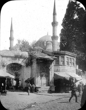 <em>"Mosque of Shah-zadeh, Istanbul, Turkey, 1903"</em>, 1903. Lantern slide 3.25x4in, 3.25 x 4 in. Brooklyn Museum, Goodyear. (Photo: Brooklyn Museum, S03i1705l01.jpg