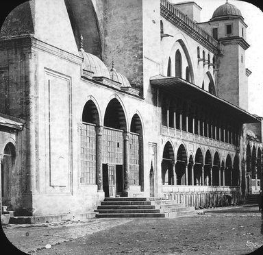 <em>"Mosque of Suleiman I, Istanbul, Turkey, 1903"</em>, 1903. Lantern slide 3.25x4in, 3.25 x 4 in. Brooklyn Museum, Goodyear. (Photo: Brooklyn Museum, S03i1713l01.jpg