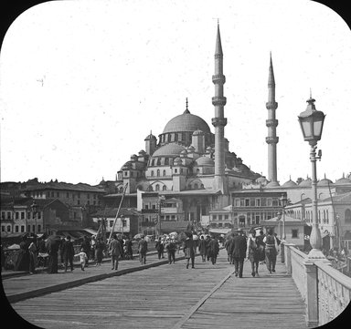 <em>"Mosque of Yenane Jami, Istanbul, Turkey, 1903"</em>, 1903. Lantern slide 3.25x4in, 3.25 x 4 in. Brooklyn Museum, Goodyear. (Photo: Brooklyn Museum, S03i1716l01.jpg