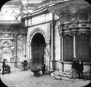 <em>"Nuri Osmaniyeh Mosque, Istanbul, Turkey, 1903"</em>, 1903. Lantern slide 3.25x4in, 3.25 x 4 in. Brooklyn Museum, Goodyear. (Photo: Brooklyn Museum, S03i1732l01.jpg