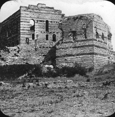 <em>"Palace of Belisarius, Istanbul, Turkey, 1903"</em>, 1903. Lantern slide 3.25x4in, 3.25 x 4 in. Brooklyn Museum, Goodyear. (Photo: Brooklyn Museum, S03i1734l01.jpg