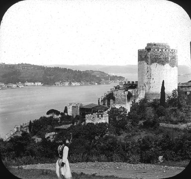 <em>"Rumili Hissar, Istanbul, Turkey, 1903"</em>, 1903. Lantern slide 3.25x4in, 3.25 x 4 in. Brooklyn Museum, Goodyear. (Photo: Brooklyn Museum, S03i1735l01.jpg