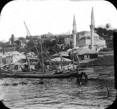 <em>"Scutari, Istanbul, Turkey, 1903"</em>, 1903. Lantern slide 3.25x4in, 3.25 x 4 in. Brooklyn Museum, Goodyear. (Photo: Brooklyn Museum, S03i1739l01.jpg