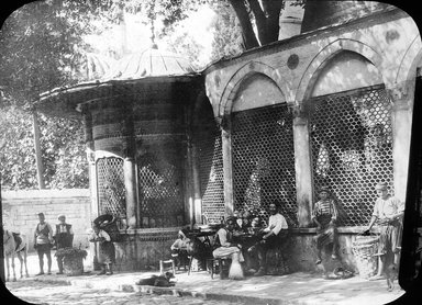 <em>"Shah-zadeh Mosque, Istanbul, Turkey, 1903"</em>, 1903. Lantern slide 3.25x4in, 3.25 x 4 in. Brooklyn Museum, Goodyear. (Photo: Brooklyn Museum, S03i1745l01.jpg