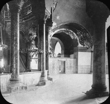 <em>"St. Sophia, Istanbul, Turkey, 1903"</em>, 1903. Lantern slide 3.25x4in, 3.25 x 4 in. Brooklyn Museum, Goodyear. (Photo: Brooklyn Museum, S03i1749l01.jpg