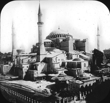 <em>"St. Sophia, Istanbul, Turkey, 1903"</em>, 1903. Lantern slide 3.25x4in, 3.25 x 4 in. Brooklyn Museum, Goodyear. (Photo: Brooklyn Museum, S03i1754l01.jpg