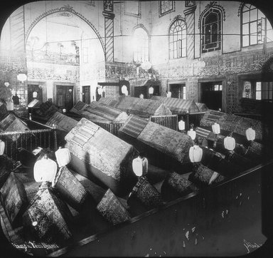 <em>"Valideh Mosque, Istanbul, Turkey, 1903"</em>, 1903. Lantern slide 3.25x4in, 3.25 x 4 in. Brooklyn Museum, Goodyear. (Photo: Brooklyn Museum, S03i1773l01.jpg