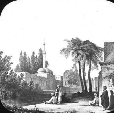 <em>"Great Mosque, Urfah, Turkey, 1903"</em>, 1903. Lantern slide 3.25x4in, 3.25 x 4 in. Brooklyn Museum, Goodyear. (Photo: Brooklyn Museum, S03i1787l01.jpg