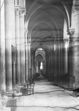 <em>"Cathedral, Noyon, France, 1907"</em>, 1907. Lantern slide 3.25x4in, 3.25 x 4 in. Brooklyn Museum, Goodyear. (Photo: Brooklyn Museum, S03i1830l01.jpg