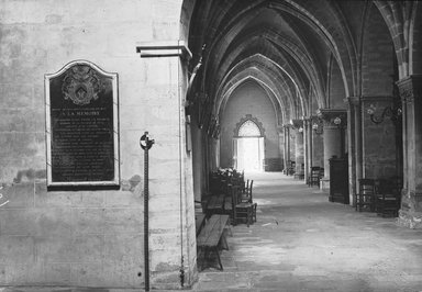 <em>"St. Jacques, Rheims, France, 1907"</em>, 1907. Lantern slide 3.25x4in, 3.25 x 4 in. Brooklyn Museum, Goodyear. (Photo: Brooklyn Museum, S03i1836l01.jpg