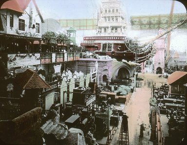 <em>"Paris Exposition: Agricultural Section, Paris, France, 1900"</em>, 1900. Lantern slide 3.25x4in, 3.25 x 4 in. Brooklyn Museum, Goodyear. (Photo: Brooklyn Museum, S03i1926l01.jpg