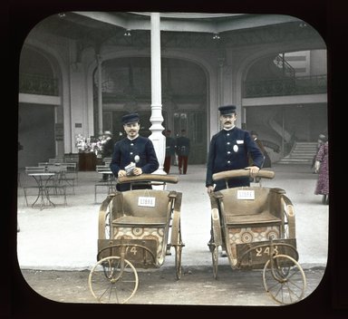 <em>"Paris Exposition: Chemistry and Machinery, Paris, France, 1900"</em>, 1900. Lantern slide 3.25x4in, 3.25 x 4 in. Brooklyn Museum, Goodyear. (Photo: Brooklyn Museum, S03i1948l01_SL1.jpg