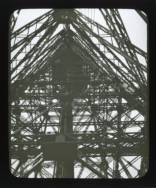 <em>"Paris Exposition: Eiffel Tower, Paris, France, 1900"</em>, 1900. Lantern slide 3.25x4in, 3.25 x 4 in. Brooklyn Museum, Goodyear. (Photo: Brooklyn Museum, S03i1963l01_SL1.jpg
