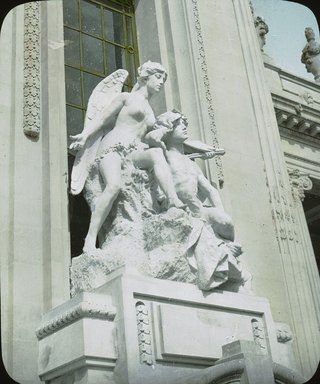 <em>"Paris Exposition: Grand Palais, Paris, France, 1900"</em>, 1900. Lantern slide 3.25x4in, 3.25 x 4 in. Brooklyn Museum, Goodyear. (Photo: Brooklyn Museum, S03i1985l01.jpg