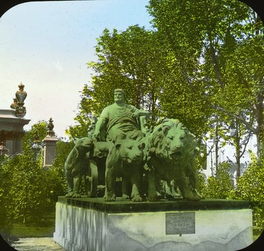 <em>"Paris Exposition: Grand Palais, Paris, France, 1900"</em>, 1900. Lantern slide 3.25x4in, 3.25 x 4 in. Brooklyn Museum, Goodyear. (Photo: Brooklyn Museum, S03i1992l01.jpg